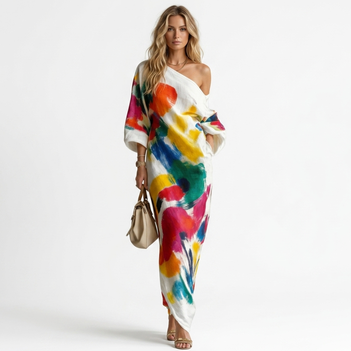 Órla - Artistic One-Shoulder Dress