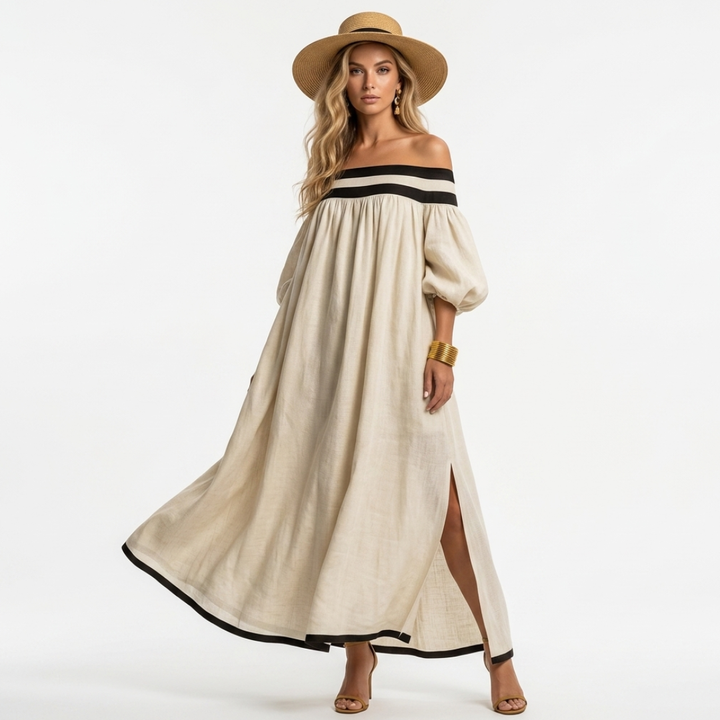 Thea - Long dress with a comfortable cut