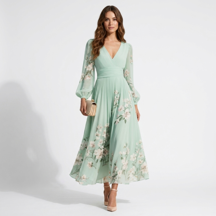 Aisling - Elegant and Airy Midi Dress