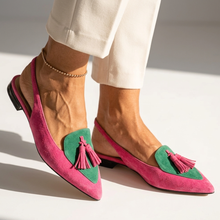 Oline - Ballerina flats with a pointed toe