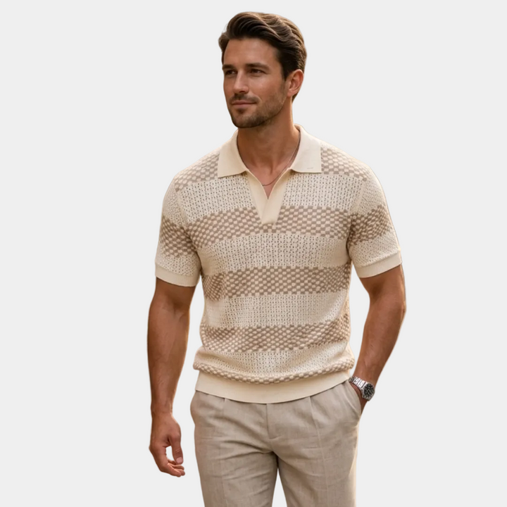 Conor - Striped Polo Shirt