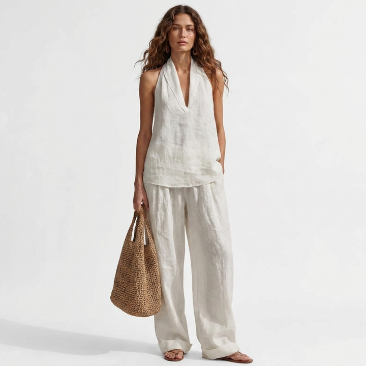 Eabha – Two-Piece Set with V-Neck