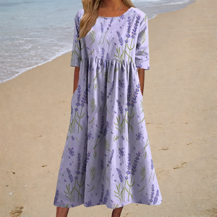 Long Flowing Dress, Elegant and Comfortable