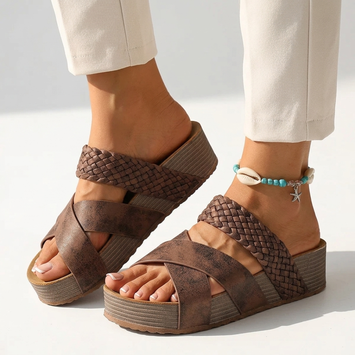Saoirse - Orthopedic Leather Sandals