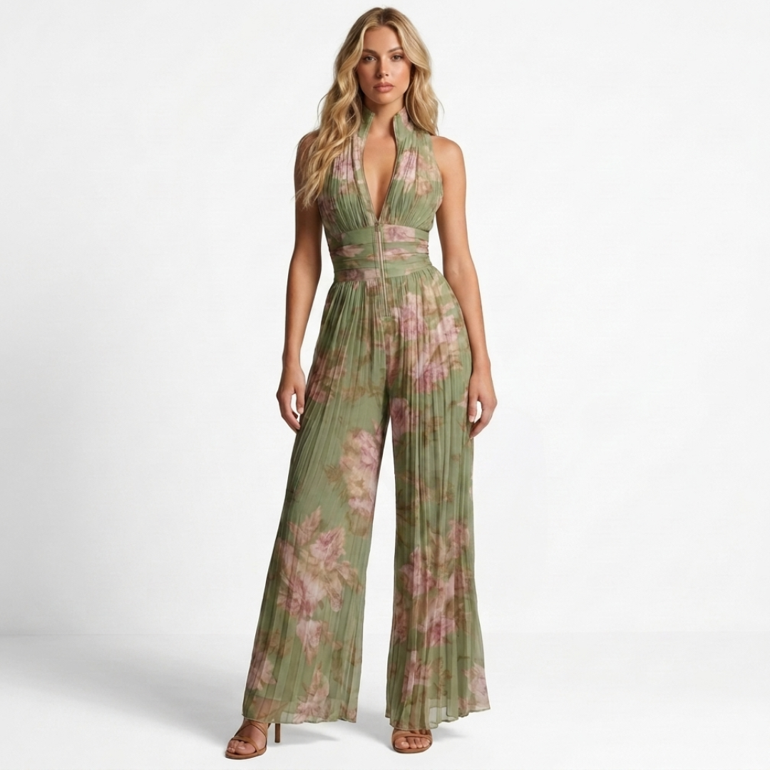 Gráinne - Jumpsuit with V-Neckline
