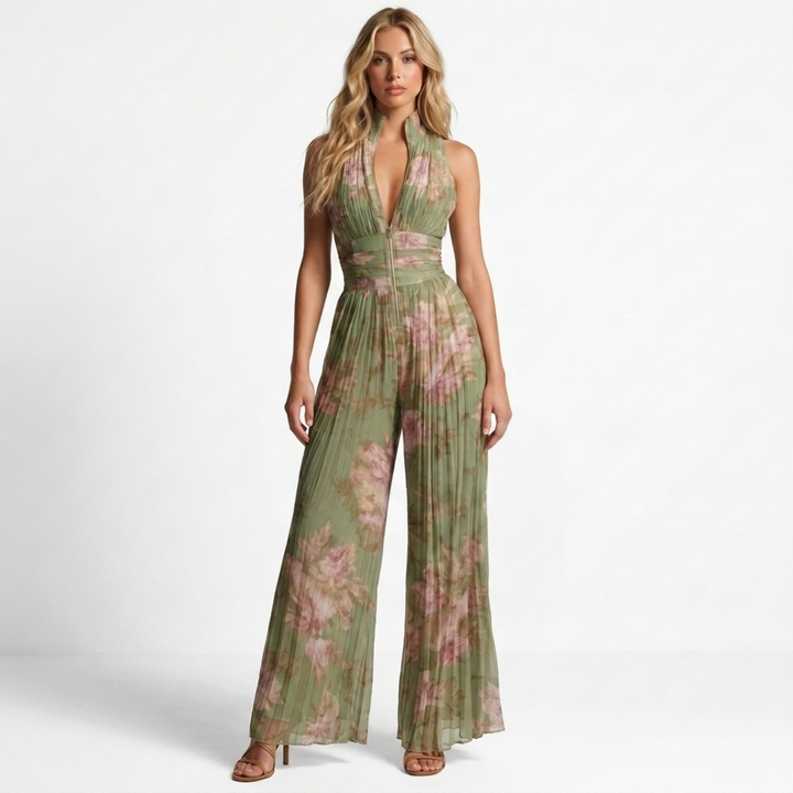 Gráinne - Jumpsuit with V-Neckline