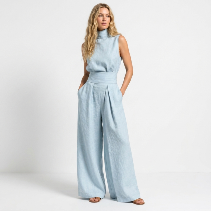 Rosalina - Sleeveless blouse set