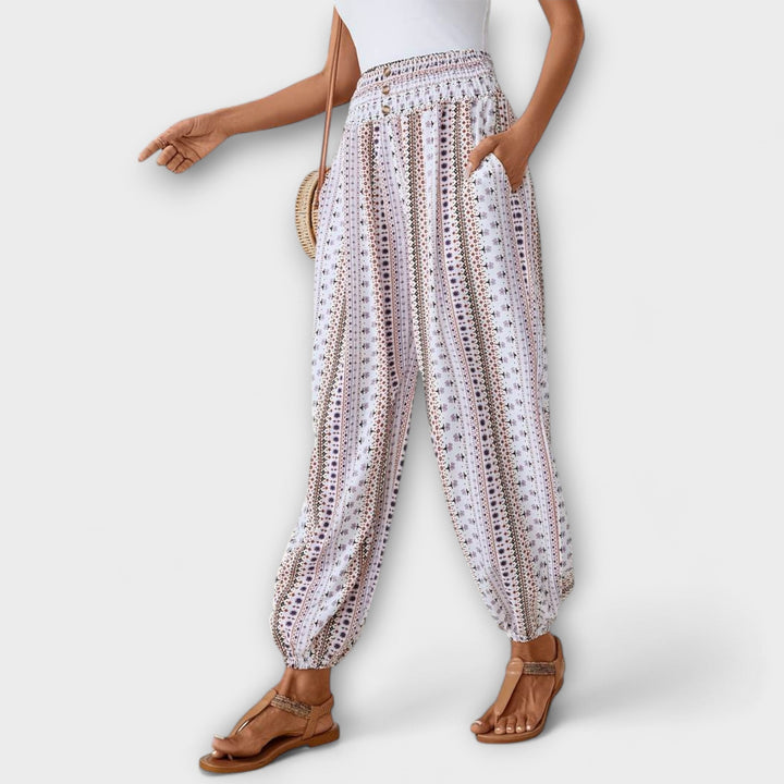 Caoimhe - Trousers with an Ethnic Pattern