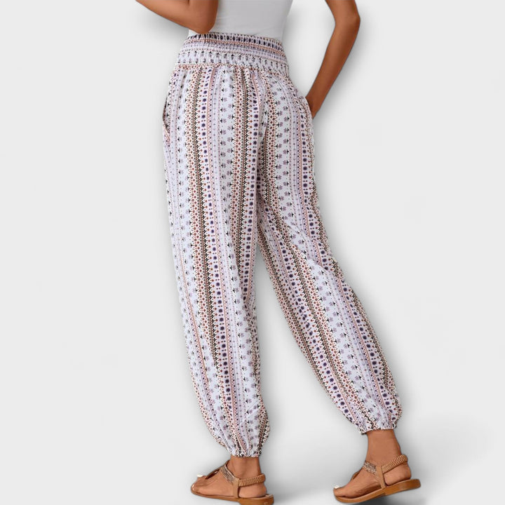 Caoimhe - Trousers with an Ethnic Pattern