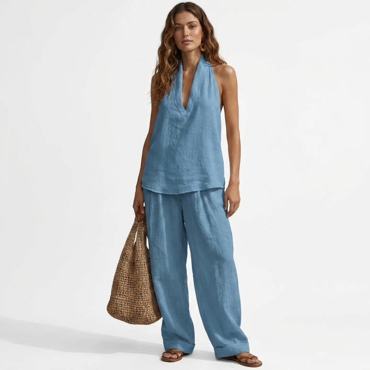 Eabha – Two-Piece Set with V-Neck