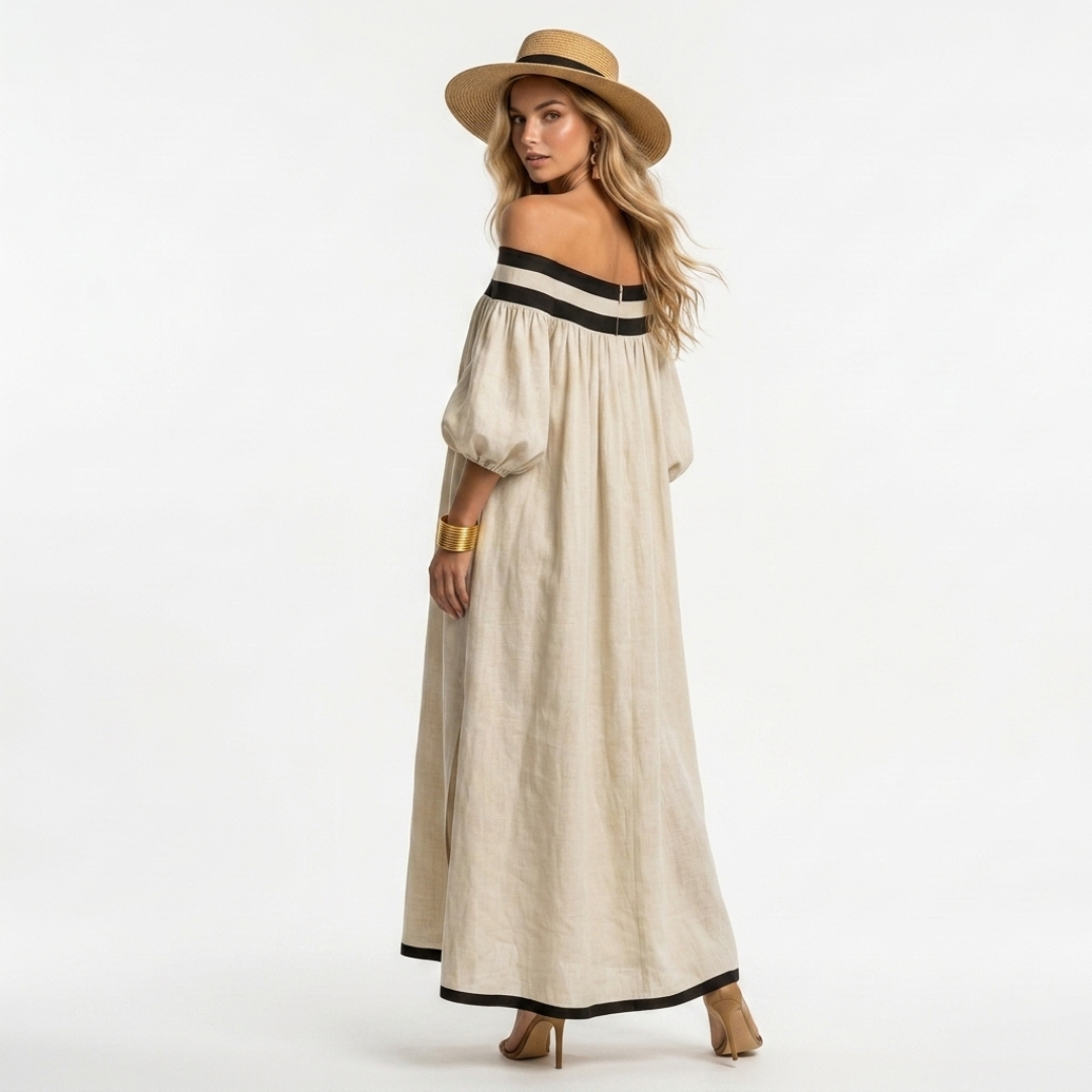 Thea - Long dress with a comfortable cut