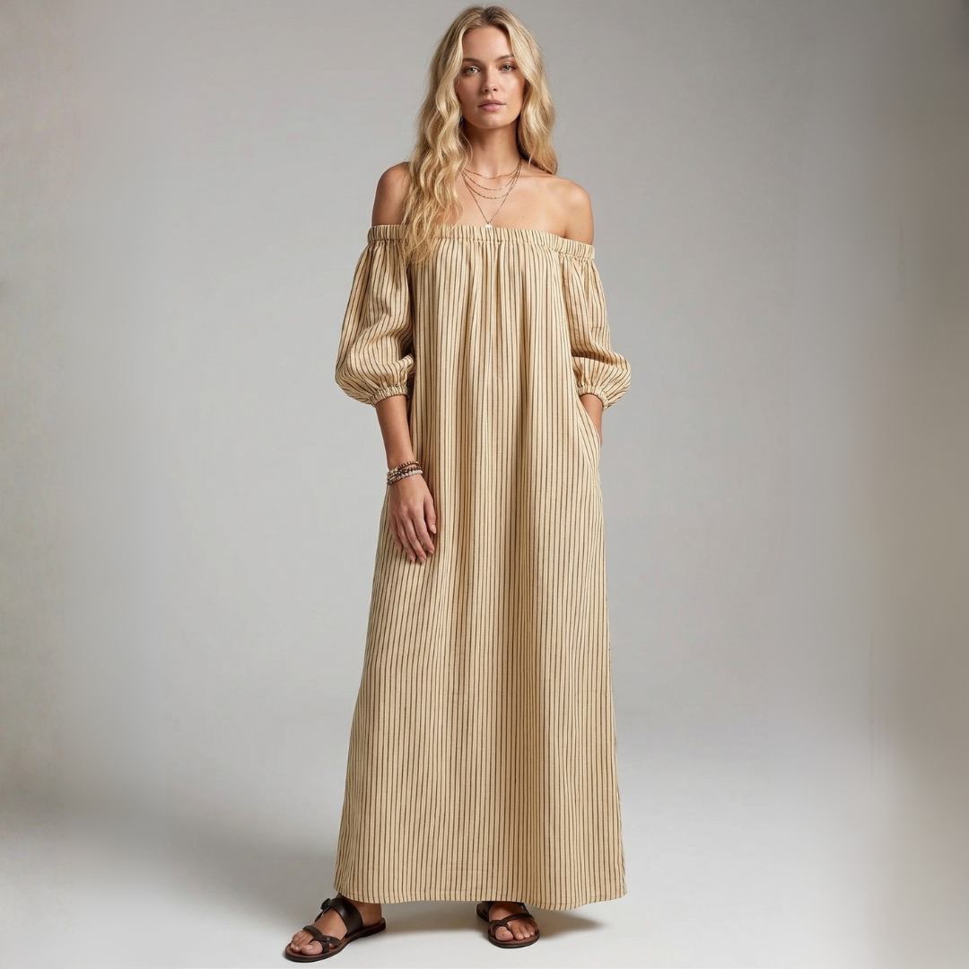 Órla - Maxi Dress in Linen and Cotton