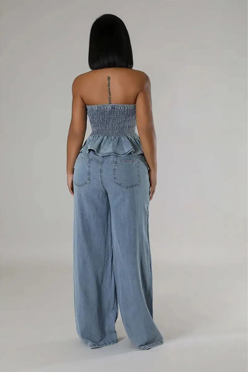 FIONA – STYLISH TWO-PIECE DENIM SET