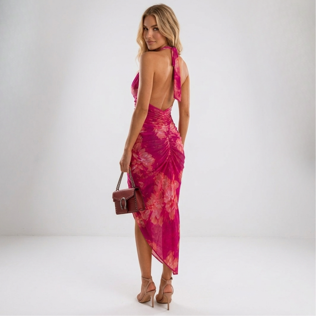 Fionnuala – Light Dress with Vibrant Pattern