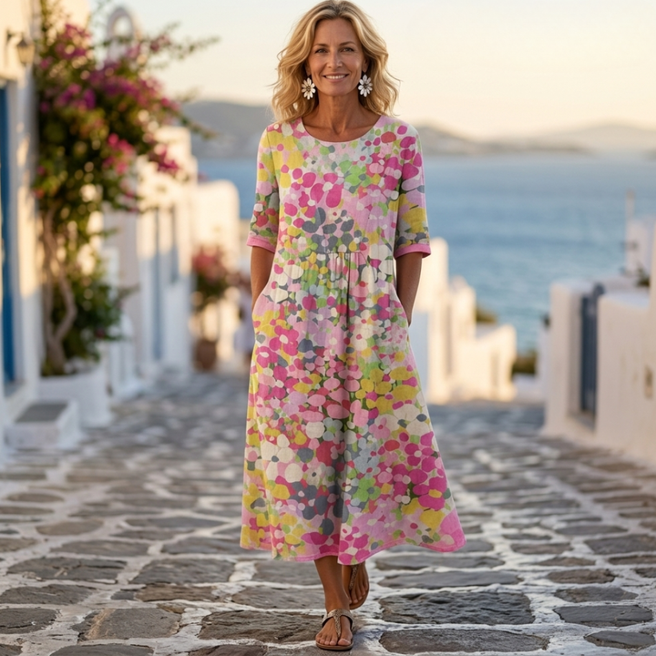Merle - Floral midi dress
