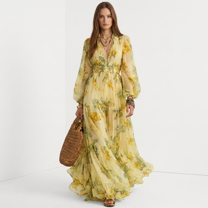 Caoimhe - Oversized Floral Dress