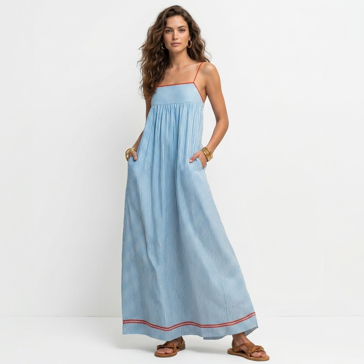 Gráinne - Striped Maxi Dress