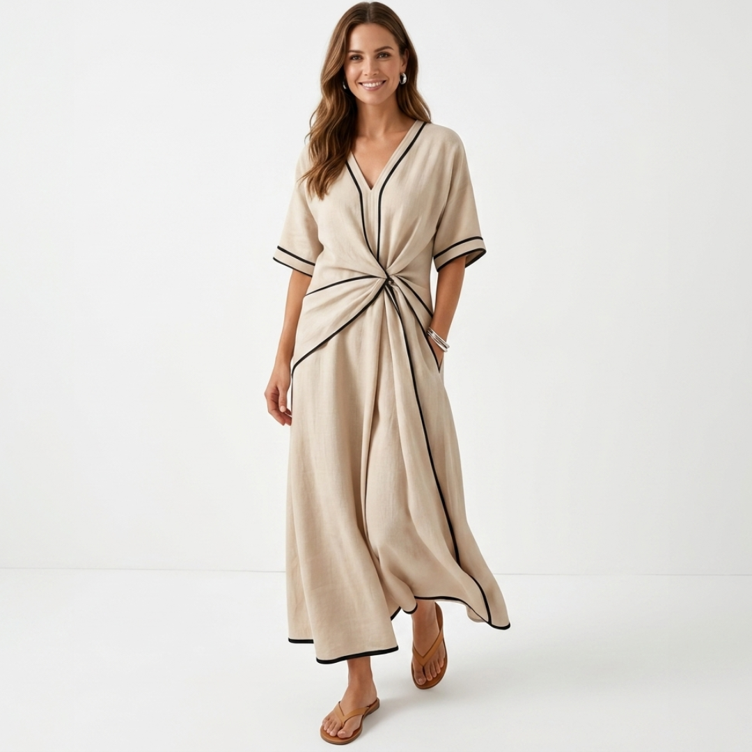 Ciara - Dress with Sculptural Waist