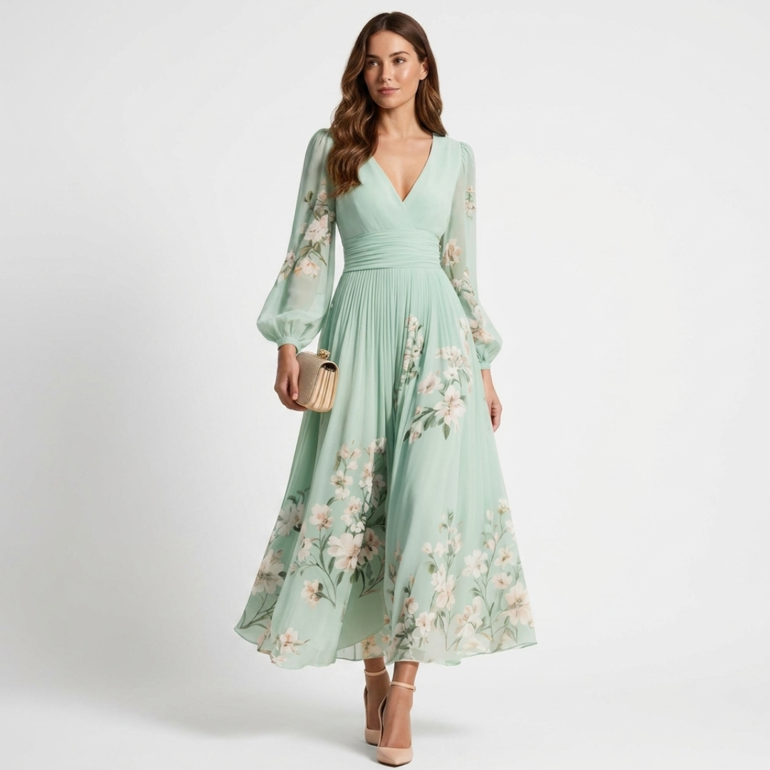 Aisling - Elegant and Airy Midi Dress