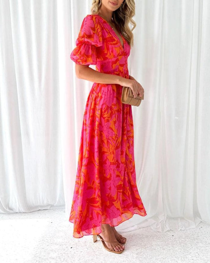 Maxi Dress Órla | Tropical Glow
