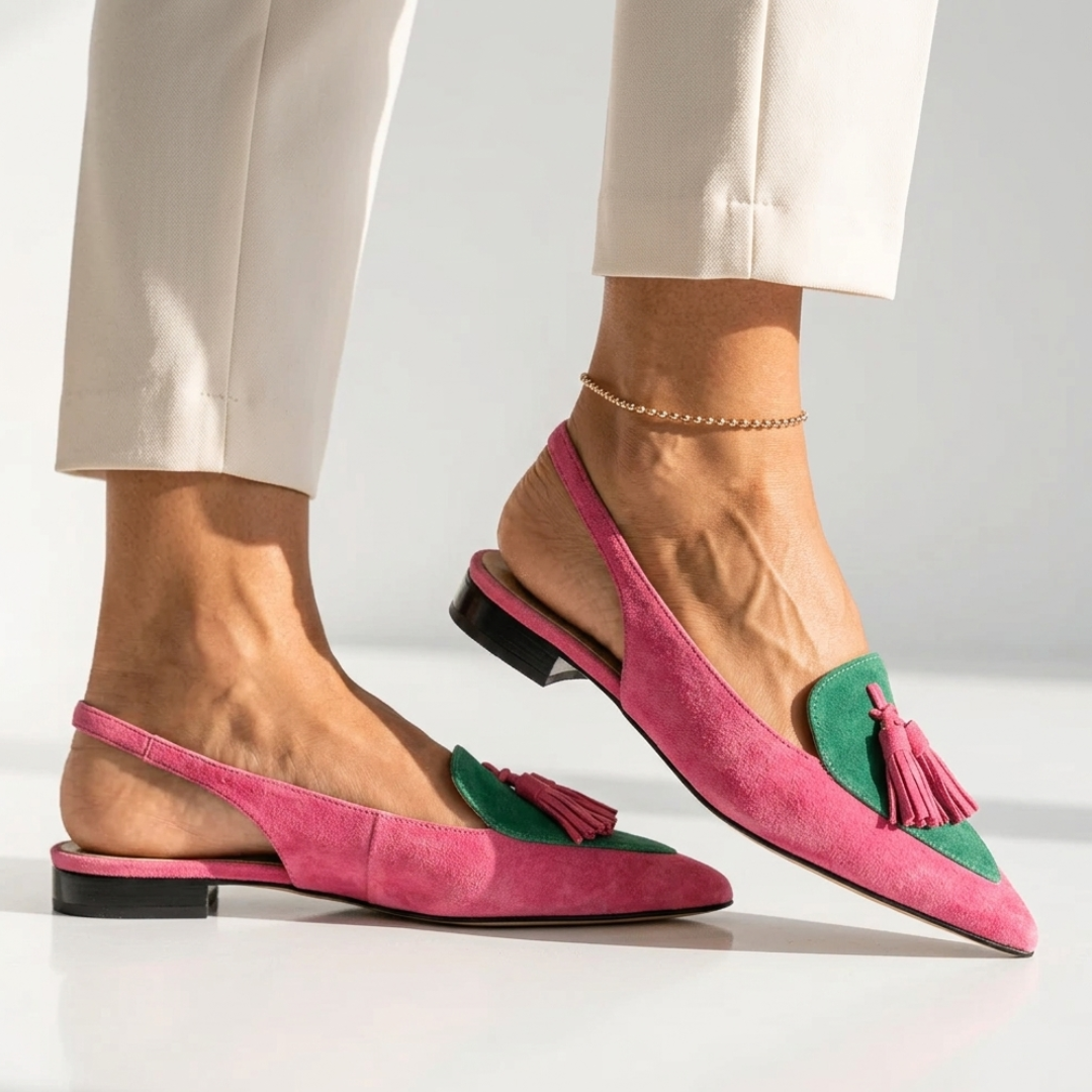 Oline - Ballerina flats with a pointed toe