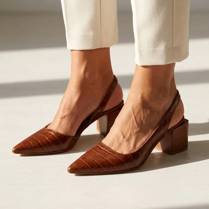 Sadhbh - Comfortable Orthopedic Heeled Shoes