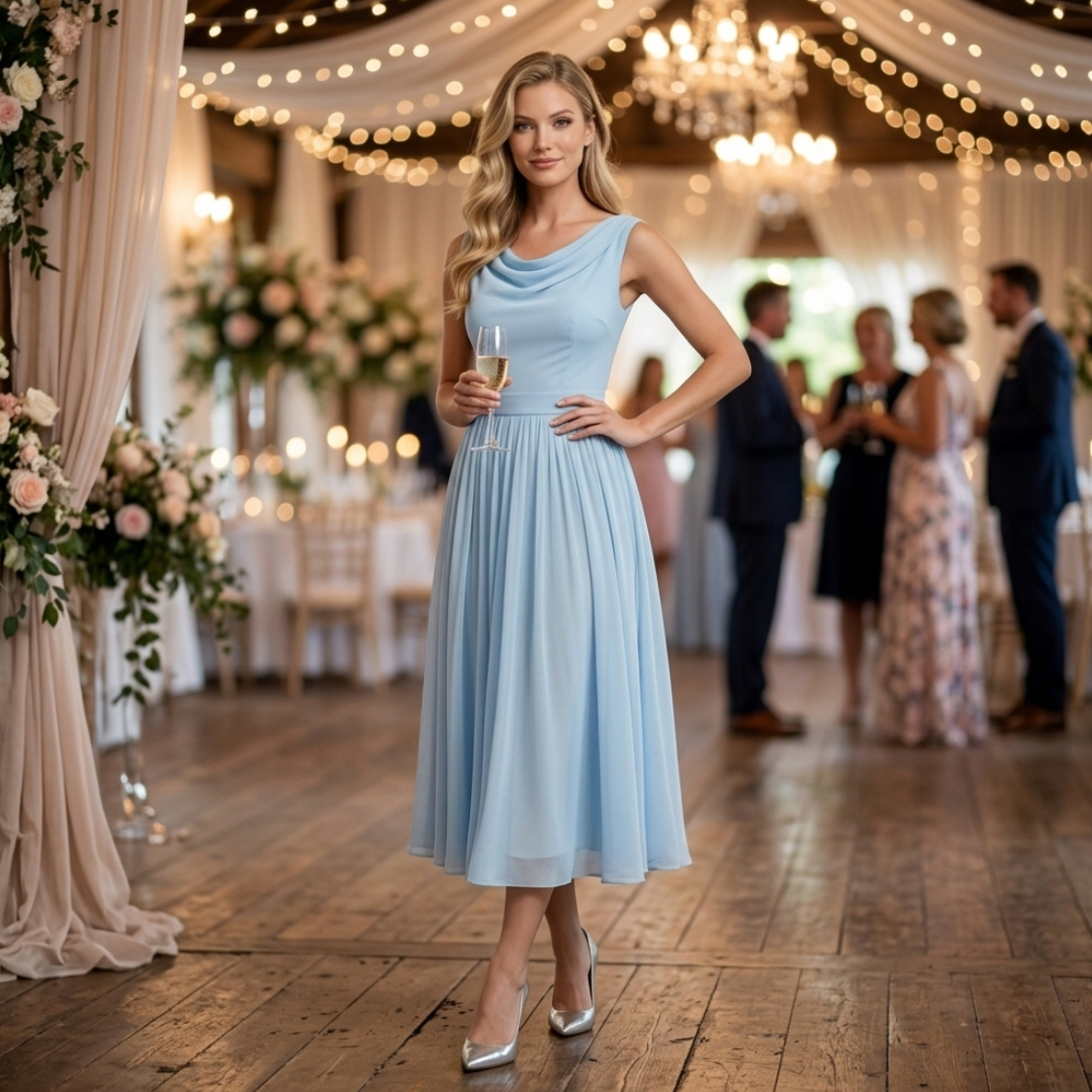 Aoife - Long Sleeveless Dress