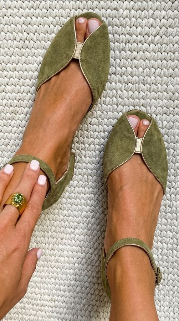 Clodagh | Elegant Sage Green Sandals