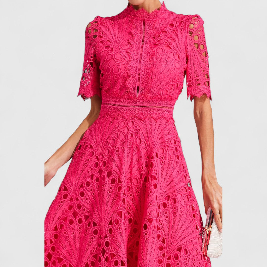Gráinne - Elegant Dress with Lace