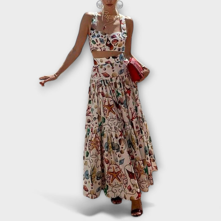 Sorcha – Elegant Two-Piece Set with Skirt