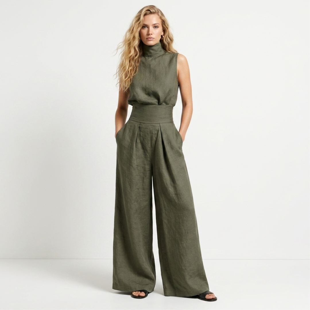 Rosalina - Sleeveless blouse set