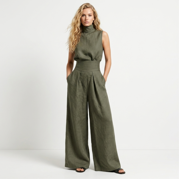 Rosalina - Sleeveless blouse set
