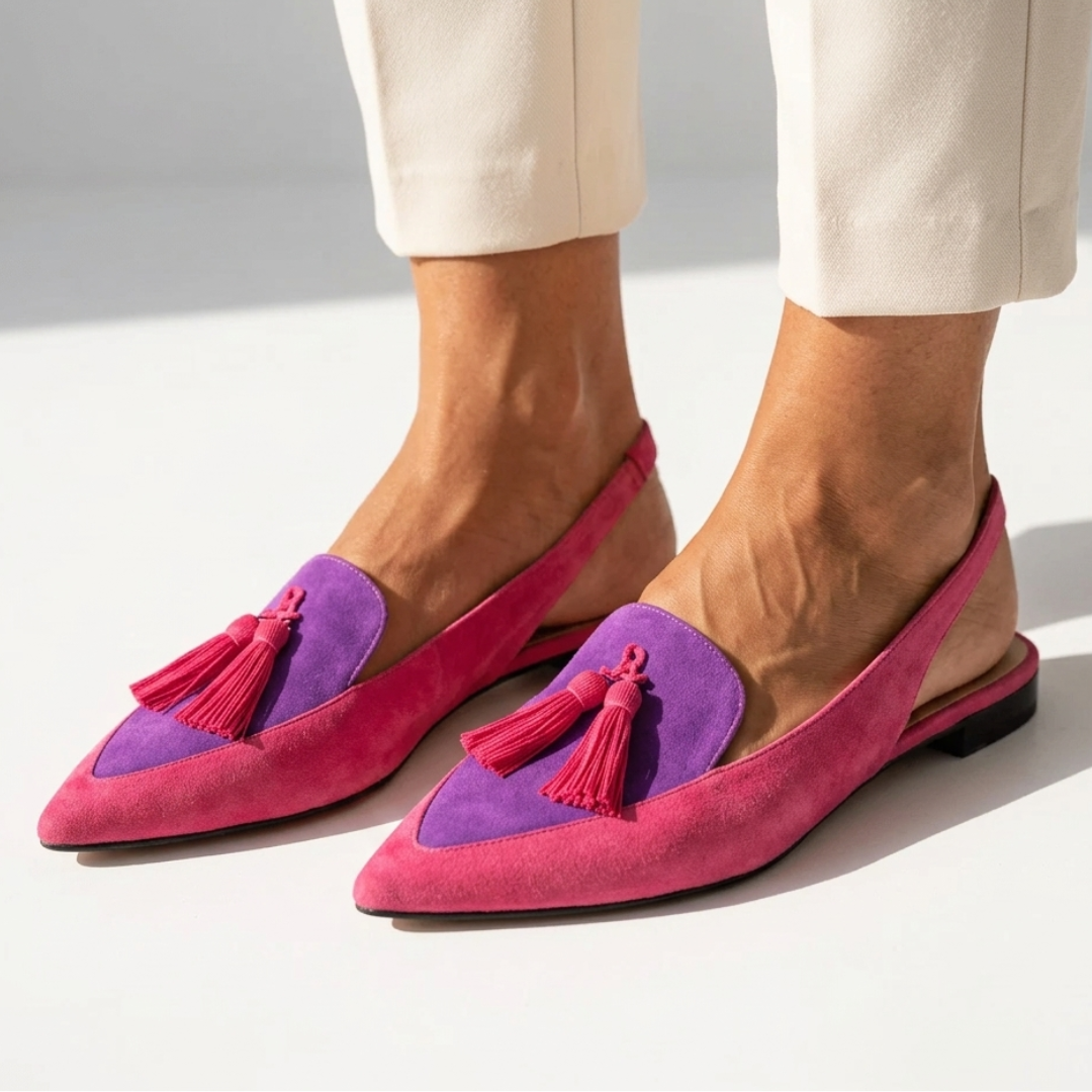 Eilís - Pointed Slingback Shoes