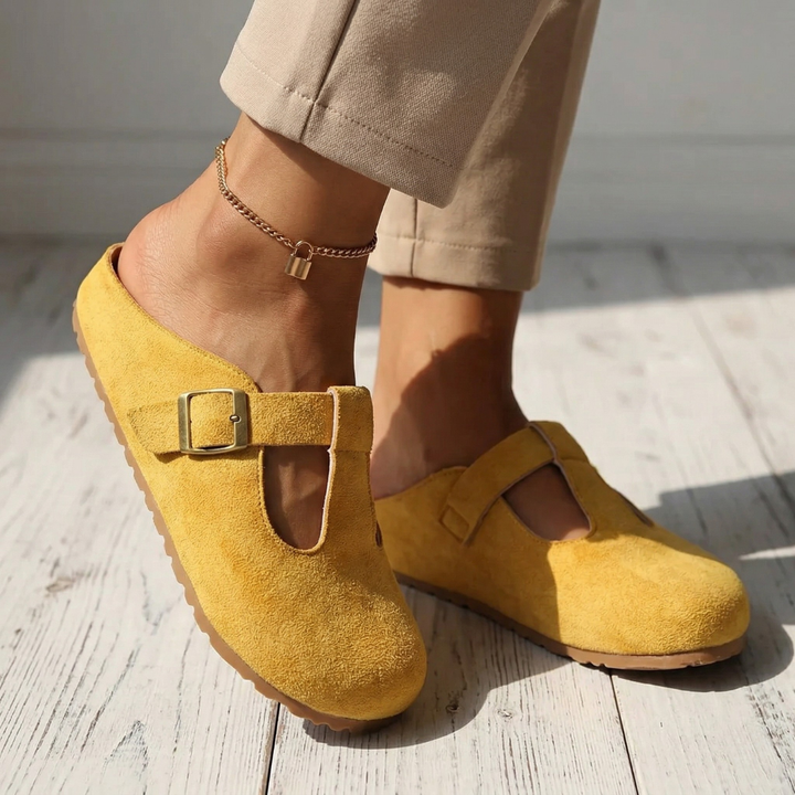 Siobhán - Comfortable Clogs with Minimalist Buckle