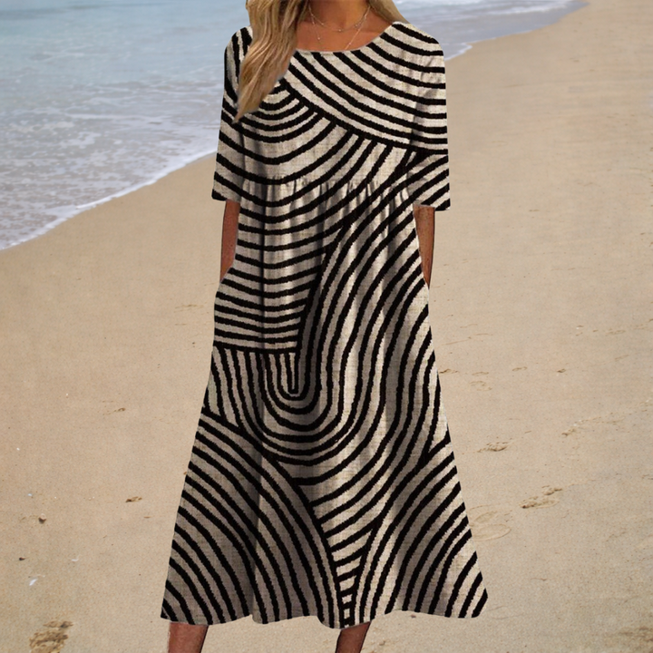 Long Flowing Dress, Elegant and Comfortable