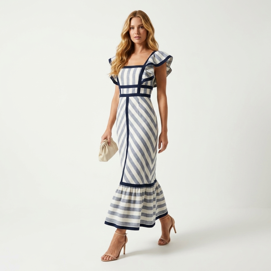 Sonja - Retro maxi dress
