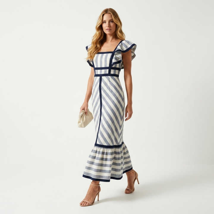 Sonja - Retro maxi dress