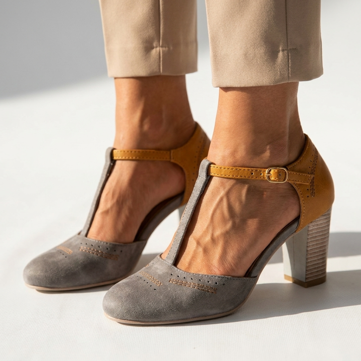 Órla – High-Heeled Shoes with T-Bar Buckle