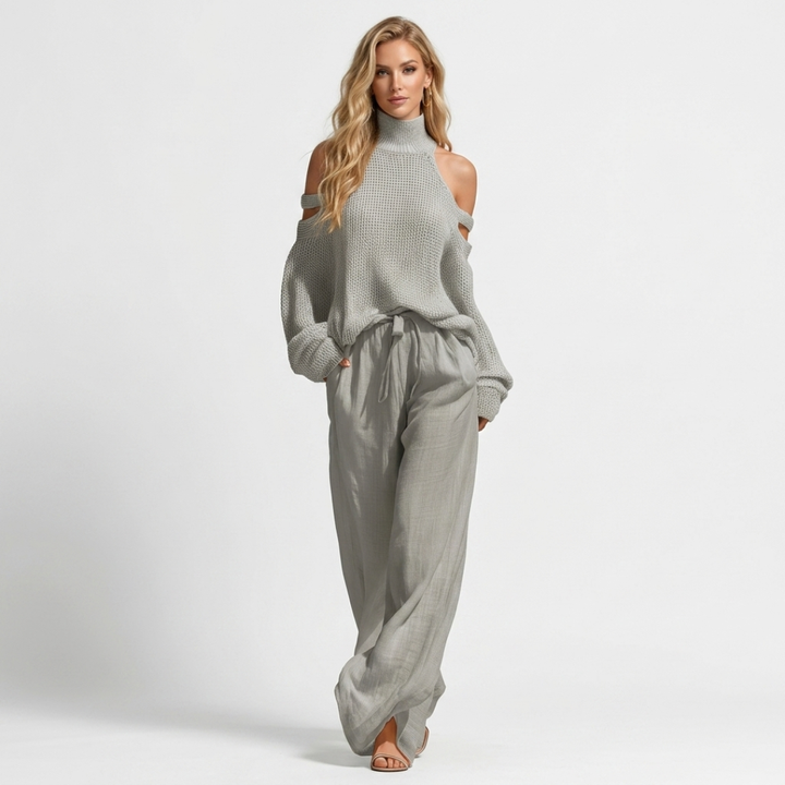 Brigid - Two-Piece Dress with Bare Shoulder