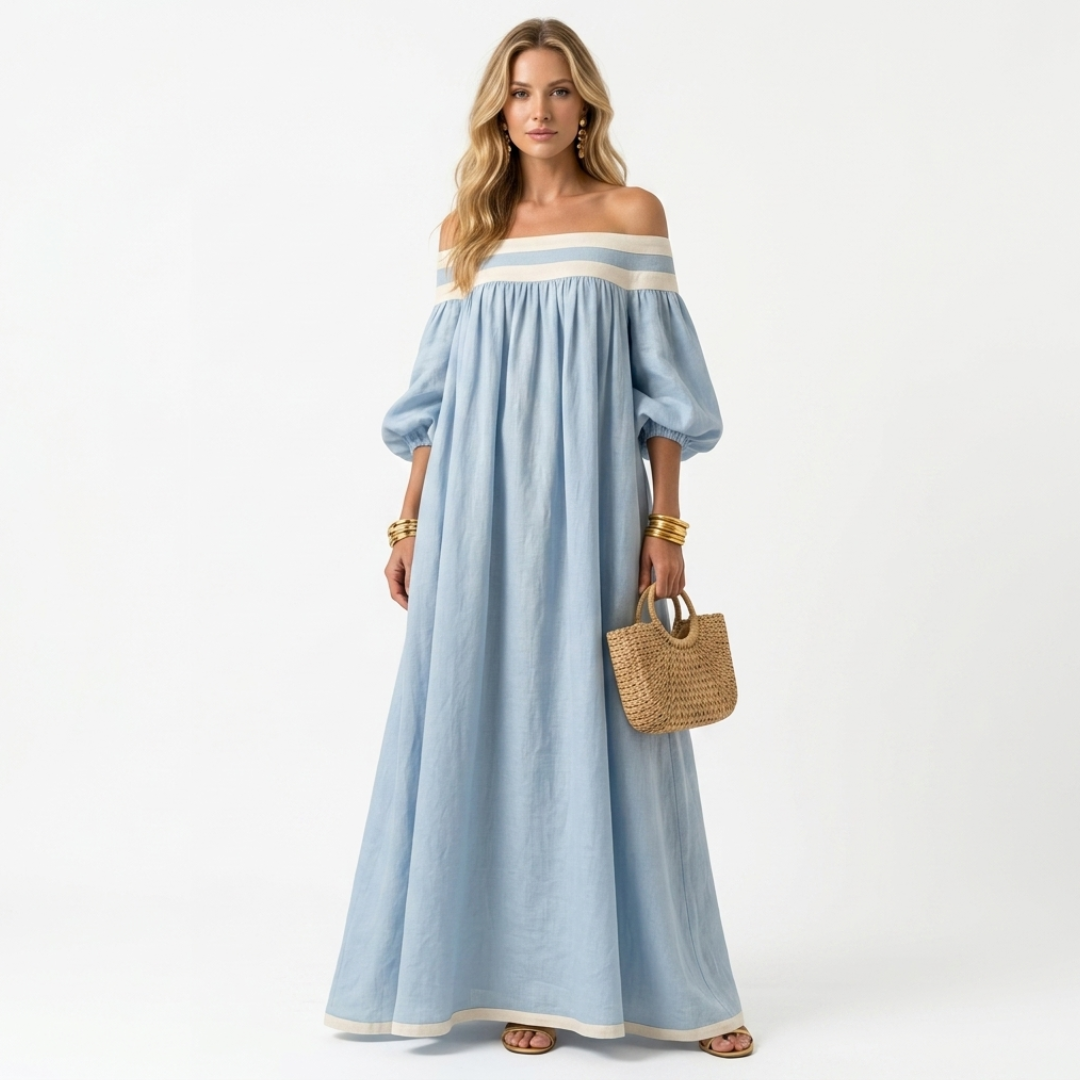 Thea - Long dress with a comfortable cut