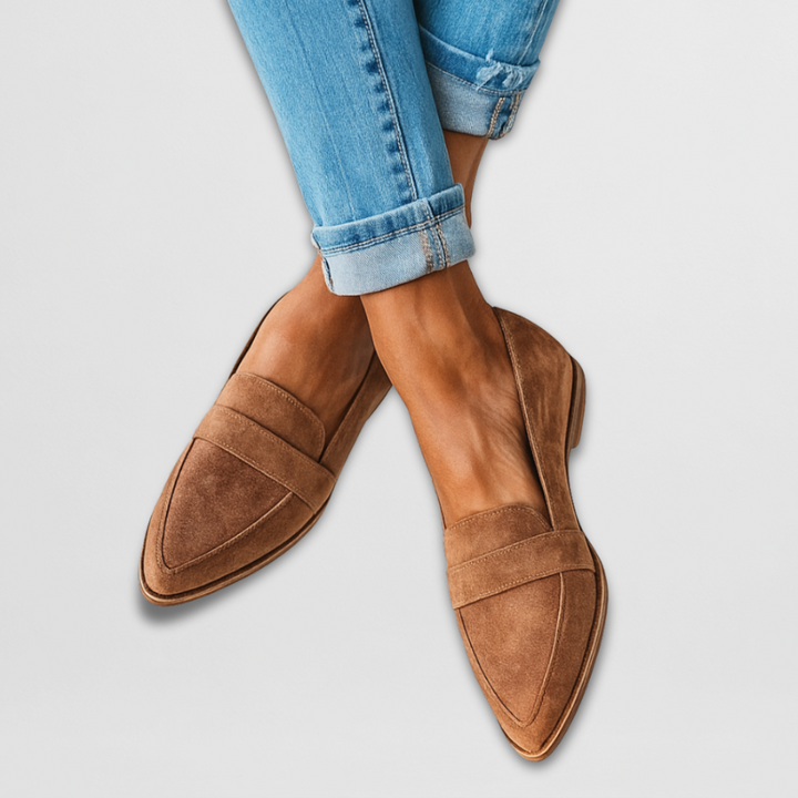 Órla - Elegant Leather Loafers with Refined Toe