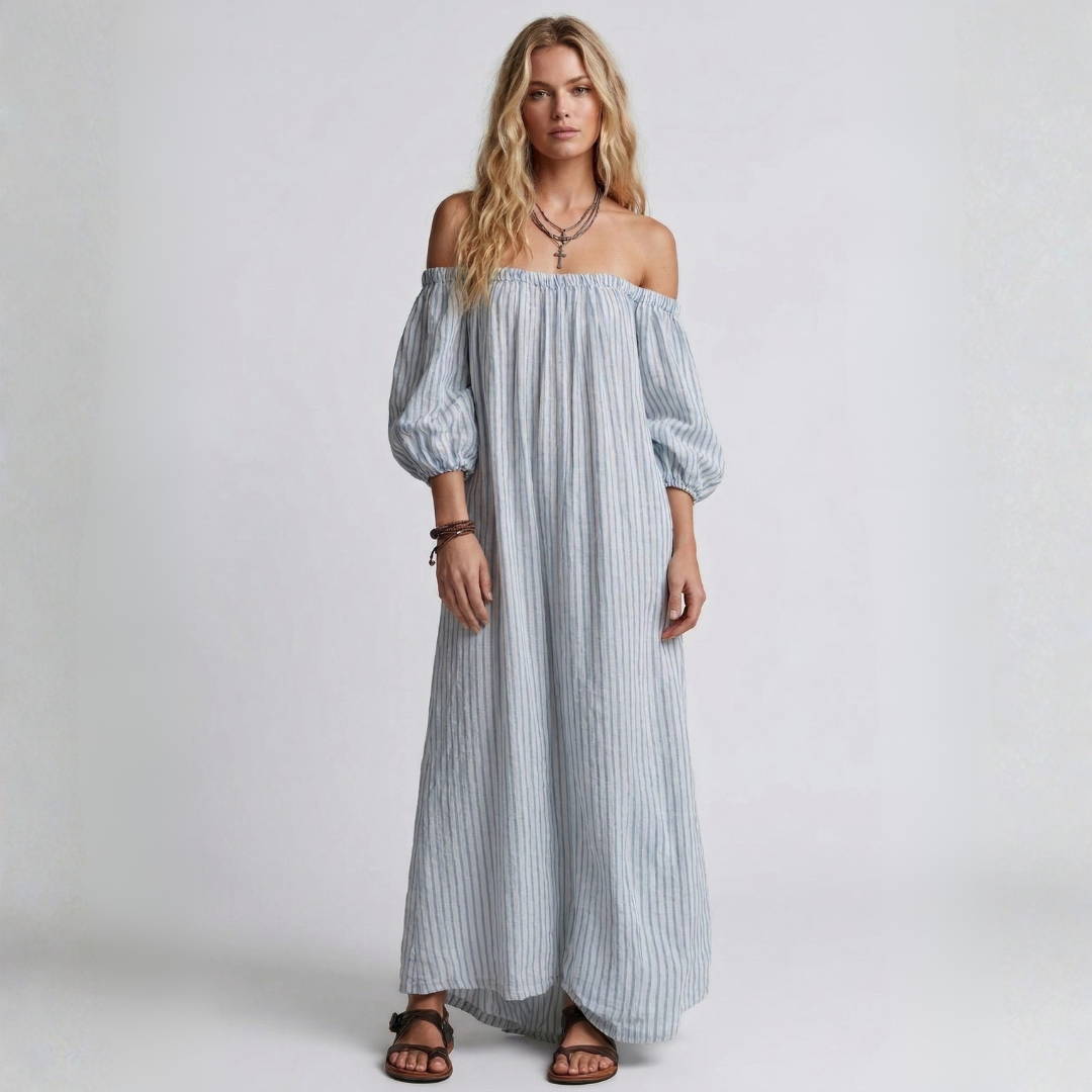 Órla - Maxi Dress in Linen and Cotton
