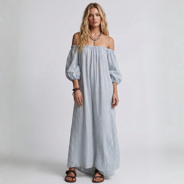Órla - Maxi Dress in Linen and Cotton