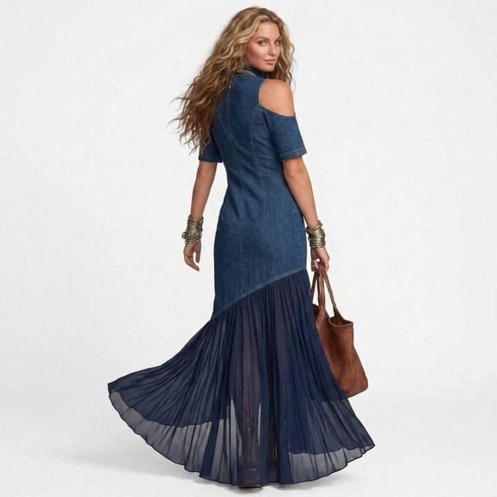 Solvej - Long denim dress