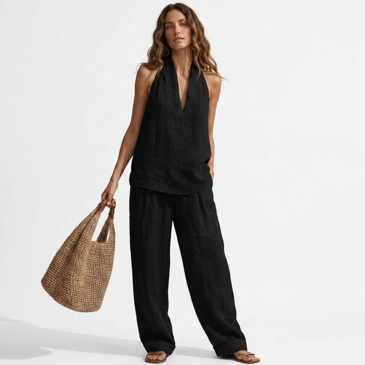 Eabha – Two-Piece Set with V-Neck