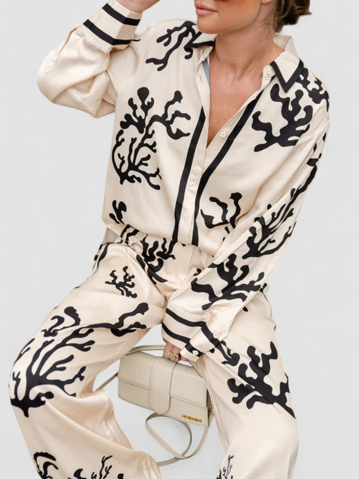 Sorcha | Elegant Silk Pajama Set