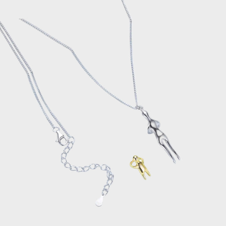Bodil - The "Eternal Hug" necklace, a minimalist piece of jewelry with timeless charm