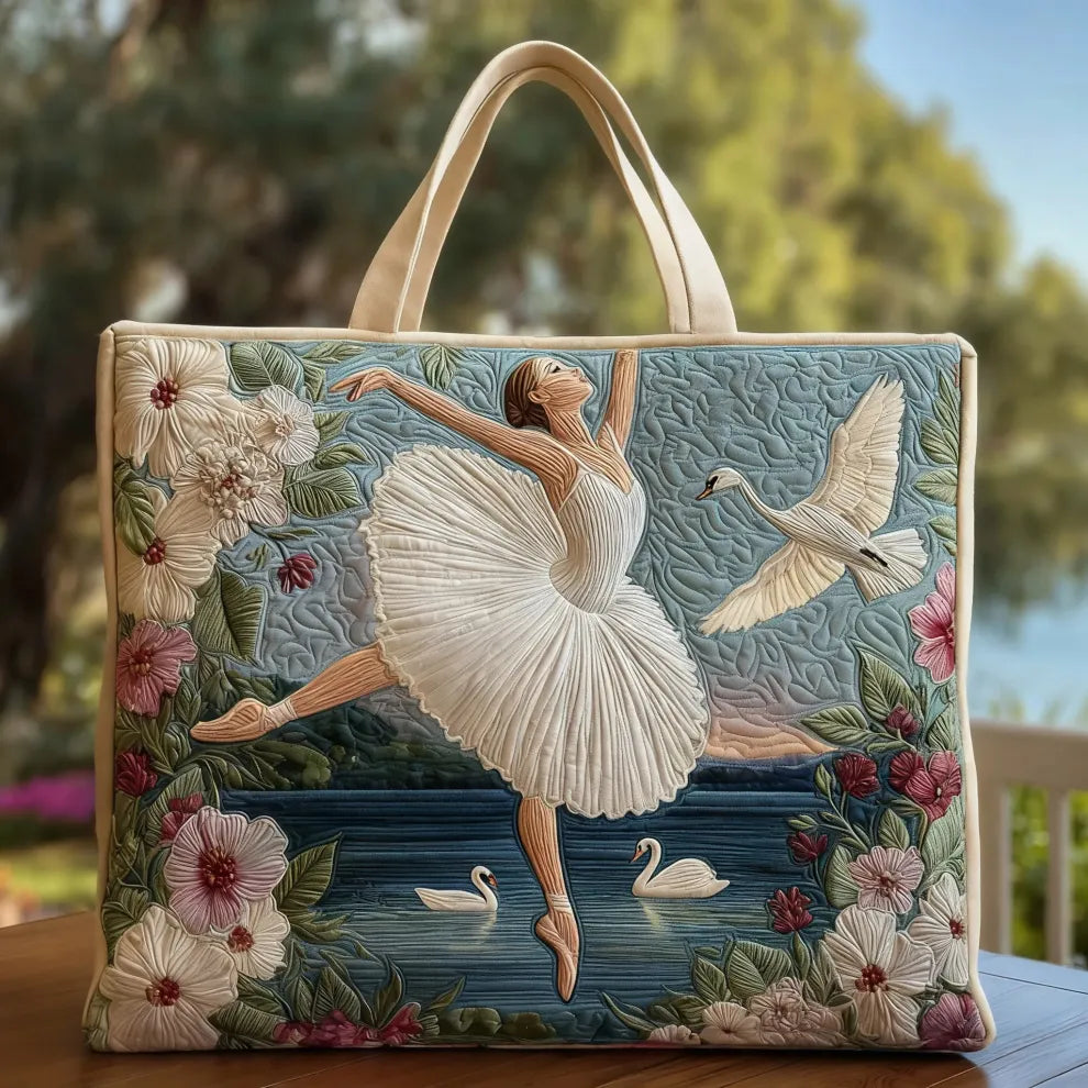 Eleganza Balletto Cigno | Handmade Quilted Bag