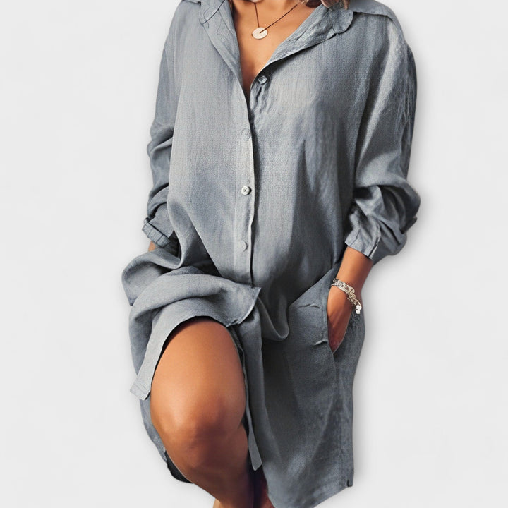 Light Linen Blouse for Everyday Wear
