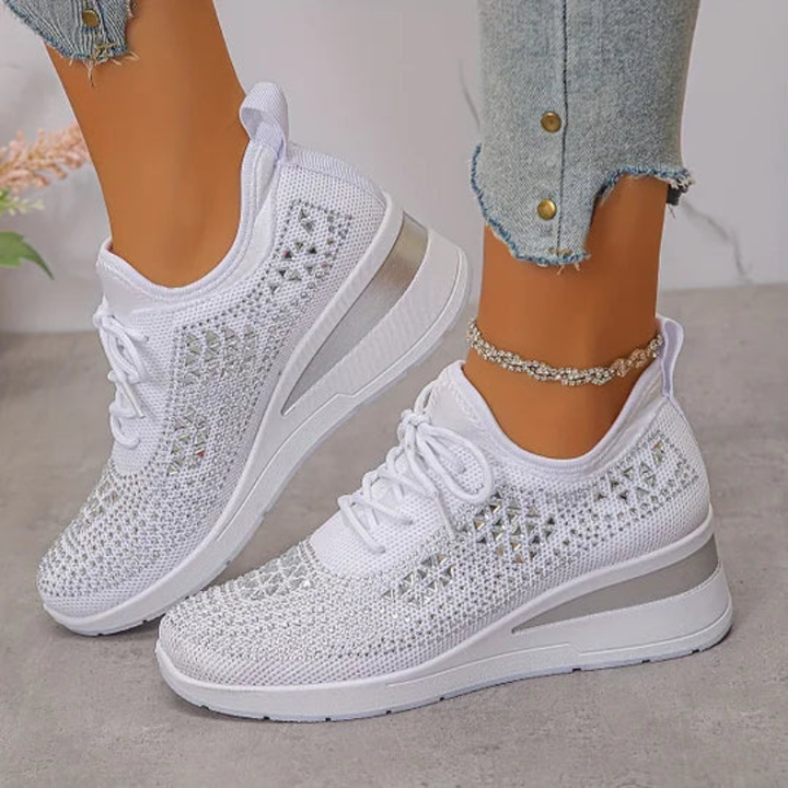 Niamh - Sneakers with Breathable Platform Sole